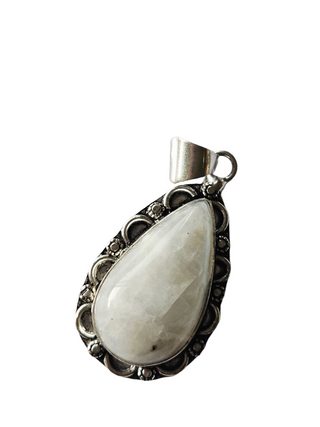 Moonstone Sterling Silver Pendant 1 Natural Stone Handcrafted Jewelry Genuine Gemstone Necklace