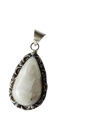 Moonstone Sterling Silver Pendant 1 Natural Stone Handcrafted Jewelry Genuine Gemstone Necklace