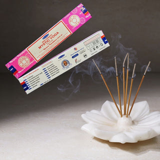 Satya Mystic Yoga Nag Champa Incense 15g Meditation Spiritual Practice