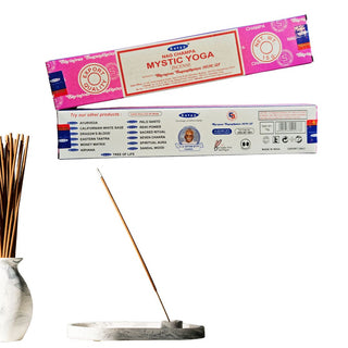 Satya Mystic Yoga Nag Champa Incense 15g Meditation Spiritual Practice