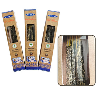 Nag Champa Smudge Incense Sticks 9pk Satya Hand Rolled Space Clearing
