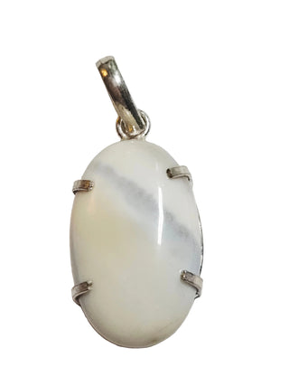 Dendritic Opalite Sterling Silver Pendant 1 Natural Stone Handcrafted Jewelry Genuine Gemstone Necklace