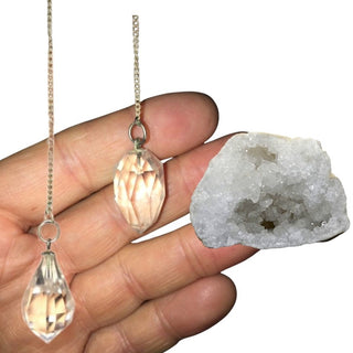 Faceted Gemstone Pendulum