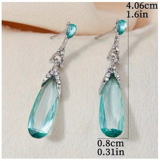 Solid Blue Resin+ Dimente Stud Earrings Australian Hnad made Light weight