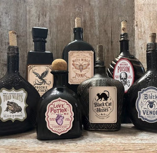 12 Mystical Apothecary Stickers Potion Bottle & Journal Labels