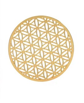 Energy Harmonising Disc for Mobile, Laptop & Home Devices Golden Flower of Life
