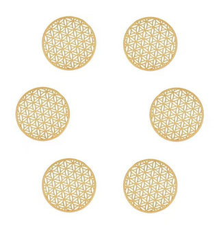 Energy Harmonising Disc for Mobile, Laptop & Home Devices Golden Flower of Life