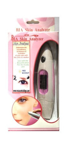 BIA Skin Analyser Moisture Oil Smoothness LCD Bioelectric Impedance Analysis