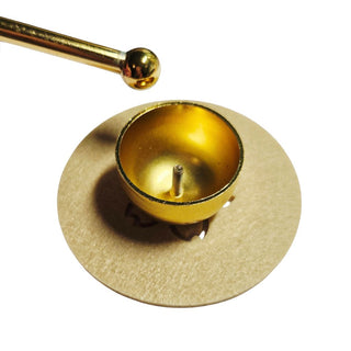 MINI SINGING BOWL ON FELT BASE Tibetan Style Brass Sound Healing Set Meditation Mindfulness Chime