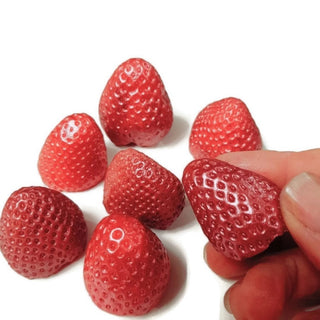 Strawberry Box Guest Soap Bars  Realistic Size bar (WS available) Gift Boxed