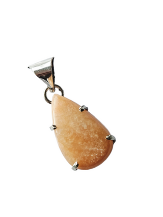 Sunstone Sterling Silver Pendant 1 Natural Stone Handcrafted Jewelry Genuine Gemstone Necklace