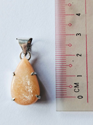 Sunstone Sterling Silver Pendant 1 Natural Stone Handcrafted Jewelry Genuine Gemstone Necklace