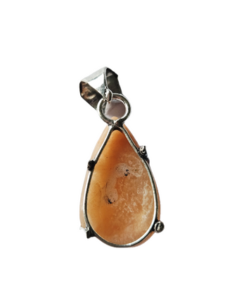 Sunstone Sterling Silver Pendant 1 Natural Stone Handcrafted Jewelry Genuine Gemstone Necklace