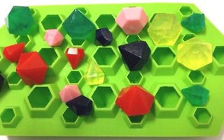 Precious Jewel Diamond Silicone Mould 27 Shapes Resin Crystal Candle Wax