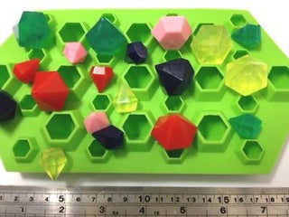 Precious Jewel Diamond Silicone Mould 27 Shapes Resin Crystal Candle Wax