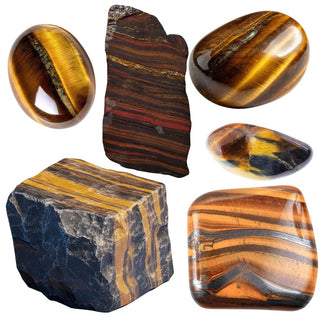 Rough Tigers Eye Pieces Bulk Raw Chatoyant Golden Crystal Gemstone Variety