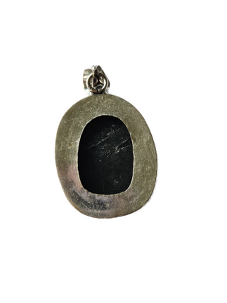 Black Schorl Tourmaline Sterling Silver Pendant 5 Natural Stone Handcrafted Jewelry Genuine Gemstone Necklace