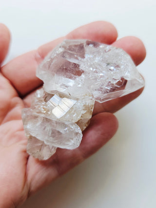 Elestial Quartz Twin Point Record Keeper Crystal Natural Formation 64g G2