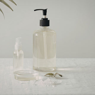 Clear Liquid Body Wash Soap SLS Free Palm Free Unscented Pure Skin All Types