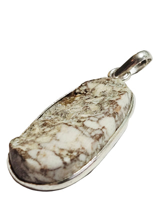 Wildhorse Jasper Long Oval Sterling Silver Pendant 2 Natural Stone Handcrafted Jewelry Genuine Gemstone Necklace