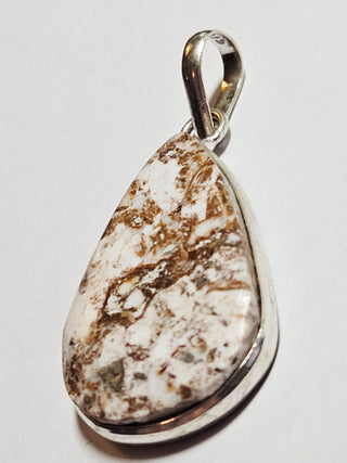 Wildhorse Jasper Sterling Silver Pendant 3 Natural Stone Handcrafted Jewelry Genuine Gemstone Necklace