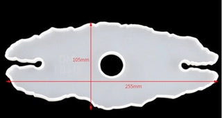 Geode Wine Rack Holder Silicone Mould