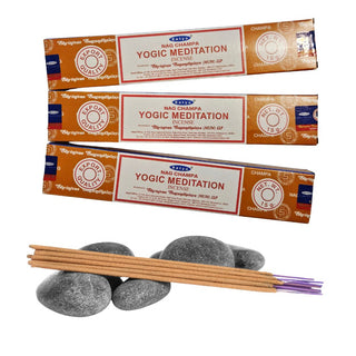 Satya Yogic Meditation Nag Champa Incense 15g Spiritual Practice Calm