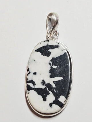 Zebra Jasper Sterling Silver Pendant 3 Natural Stone Handcrafted Jewelry Genuine Gemstone Necklace
