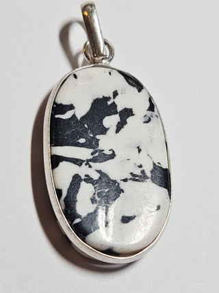 Zebra Jasper Sterling Silver Pendant 3 Natural Stone Handcrafted Jewelry Genuine Gemstone Necklace
