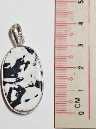 Zebra Jasper Sterling Silver Pendant 3 Natural Stone Handcrafted Jewelry Genuine Gemstone Necklace