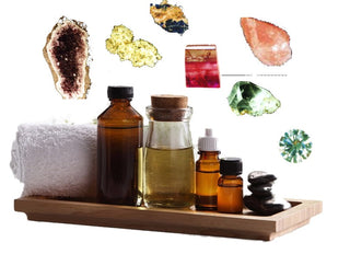 Aromatherapy Gem Essence Oil Kit 10 x 10ml Travel Box Healing Blends