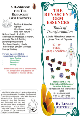 Blended Gem Essences Kit 10 x 10ml Stock Strength Potentised Pure Vibrational