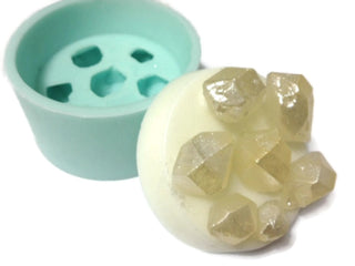 Crystal Herkimer Diamond Silicone Mould 7 Cavity Soap Candle Resin Sacred