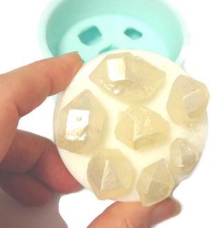 Crystal Herkimer Diamond Silicone Mould 7 Cavity Soap Candle Resin Sacred