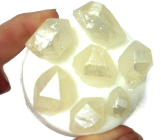 Crystal Herkimer Diamond Silicone Mould 7 Cavity Soap Candle Resin Sacred