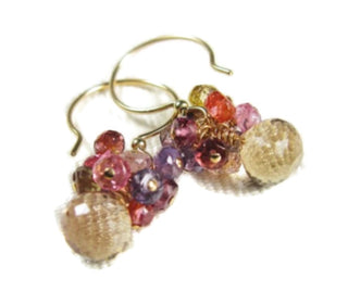 Gemstone Jewellery Making Kit Genuine Gems Pendulum Pendant Earrings Healing