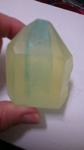 Quartz Crystal Gem Specimen Soap Bar (WS available) Gift Boxed + Stand
