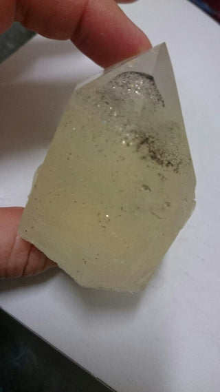Quartz Crystal Gem Specimen Soap Bar (WS available) Gift Boxed + Stand