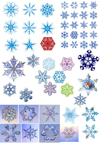 Pre Printed Water Slide Decal/ Dissolving/Tattoo Paper Winter Wonderland