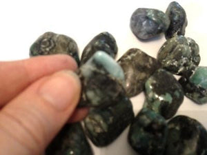 Emeralds Genuine Gemstones Polished x 3