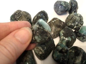 Emeralds Genuine Gemstones Polished x 3
