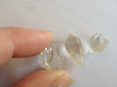 Herkimer Diamonds x 3, Perfects, Large or Inclusions