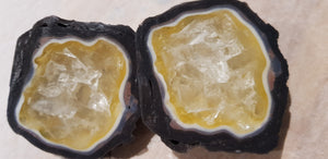 Geode Citrine Crystal Gem Specimen Soap Bar