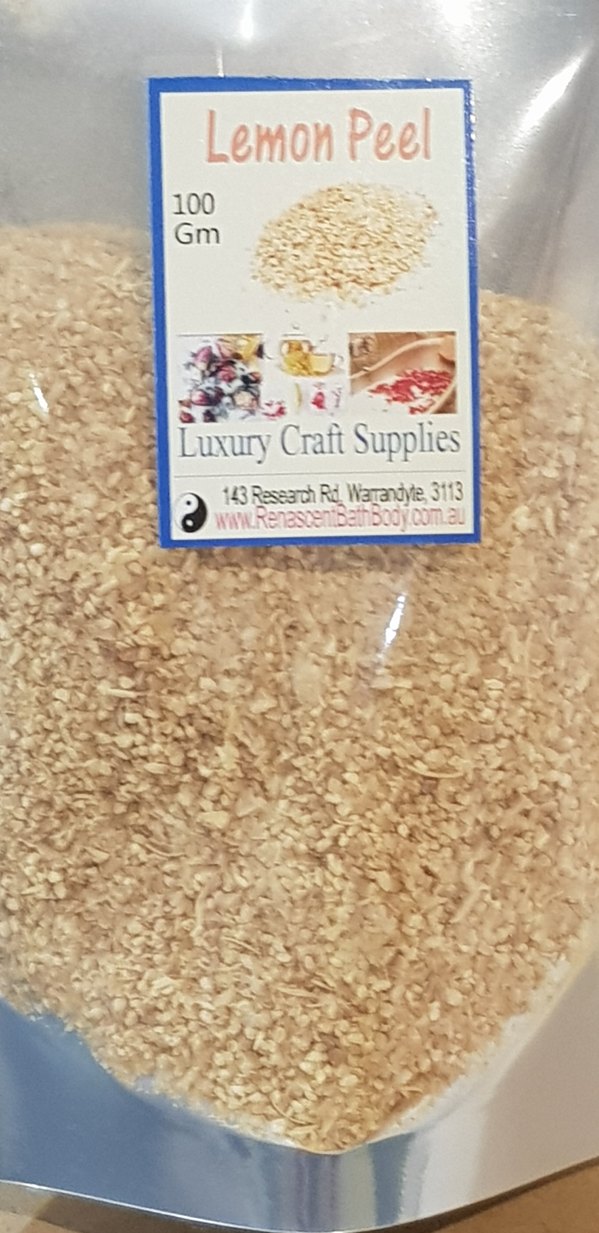 Lemon Peel Dried