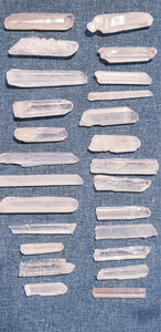 Quartz Crystal #2 Point Gemstone Crystals x 2
