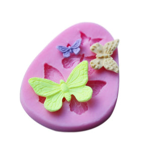 Butterfly Mini (3 cavities) Silicone Soap Mould