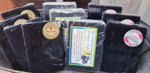Activated Charcoal Floral Soap Cleansing Bar
