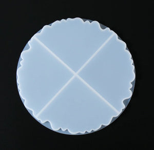 Agate Slice Wave Coaster Silicone Mould (4 Cavities)