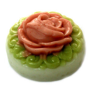 Rose Covered Round Silicone Mould