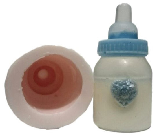 Baby Bottle Heart Silicone Mould